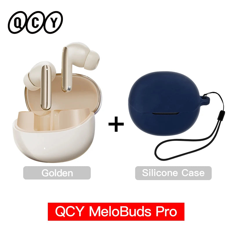 QCY MeloBuds Pro ANC Earbuds – 46dB Hybrid ANC | Hi-Res LDAC | 34Hr Battery
