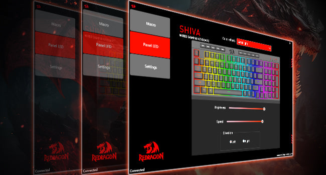 Redragon K515 Shiva RGB Gaming Keyboard – 98 Keys, Smooth Linear Switch, Detachable Wrist Rest