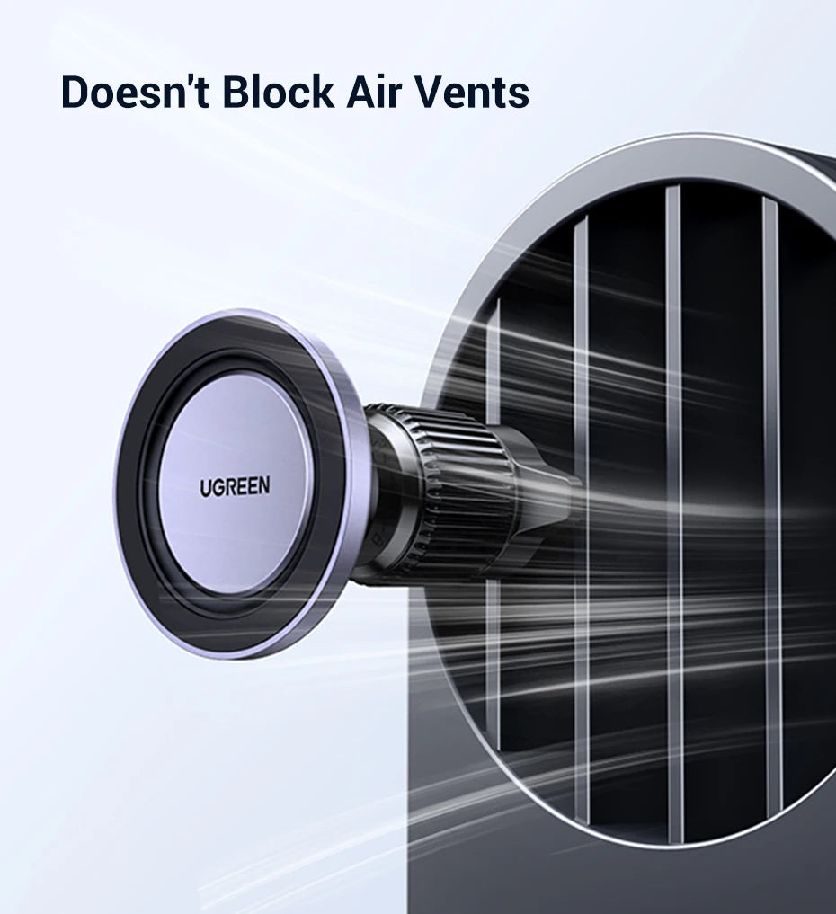 UGREEN Magnetic Car Phone Holder – MagSafe Compatible