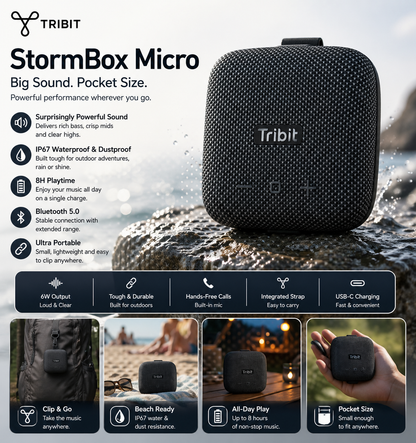 Tribit StormBox Micro Speaker