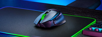 Original Razer Basilisk V3 X HyperSpeed Customizable Wireless Gaming Mouse 18K Optical Sensor Chroma RGB 9 Programmable Controls