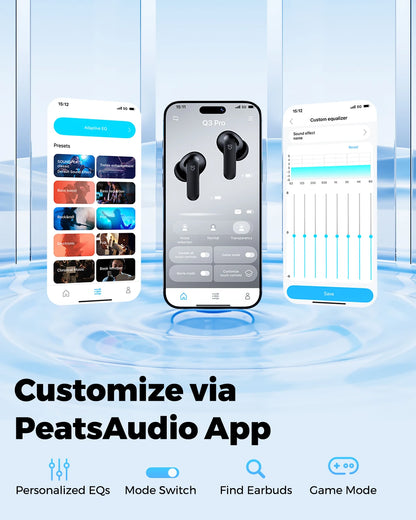 SoundPEATS Q3 Pro Wireless Earbuds – ANC, Bluetooth 6.0, 4-Mic, 42H Battery
