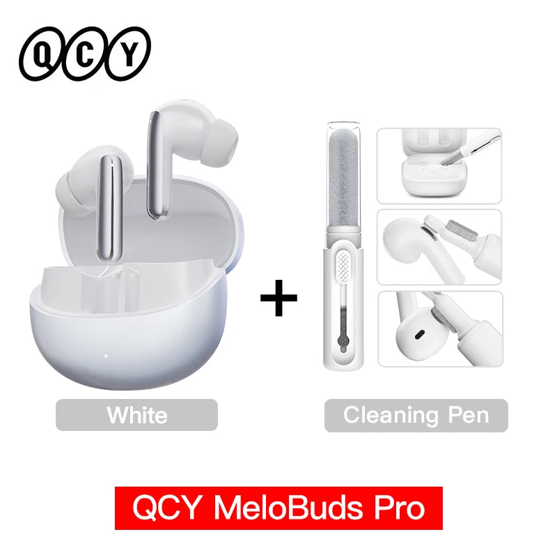QCY MeloBuds Pro ANC Earbuds – 46dB Hybrid ANC | Hi-Res LDAC | 34Hr Battery