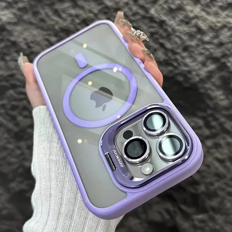 MagSafe Shockproof iPhone Case with Glass Lens Protector – iPhone 11 to 17 Pro Max