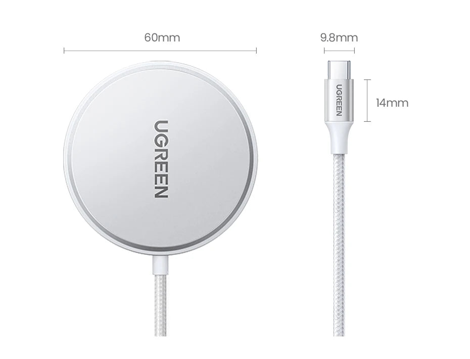 UGREEN 15W MagSafe Wireless Charger – iPhone 16 & 17 Compatible