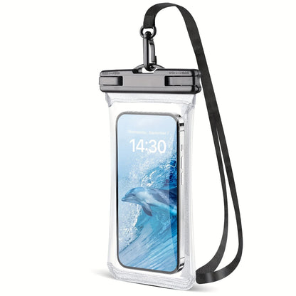HAISSKY Waterproof Phone Pouch – Clip & Lanyard, Touch Sensitive