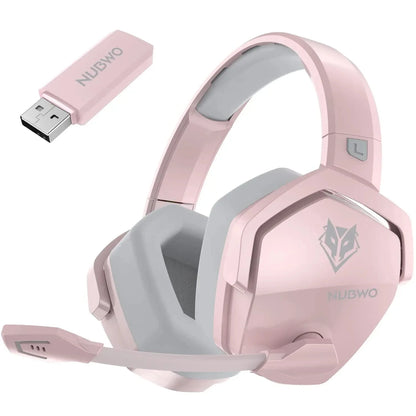 NUBWO G06 Dual Wireless Gaming Headset – 2.4G & Bluetooth, 7.1 Surround, ENC Mic, PC PS4 PS5