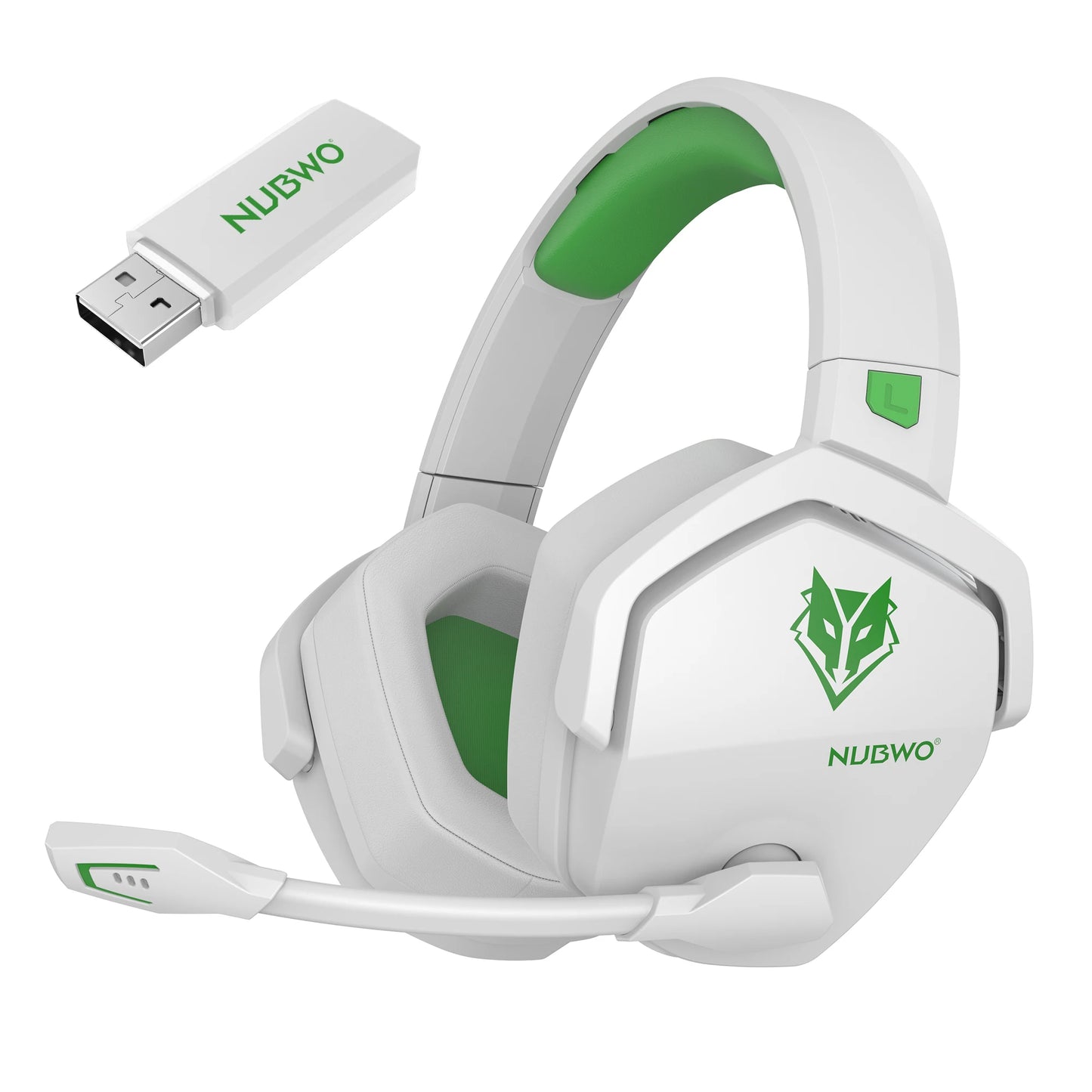NUBWO G06 Dual Wireless Gaming Headset – 2.4G & Bluetooth, 7.1 Surround, ENC Mic, PC PS4 PS5