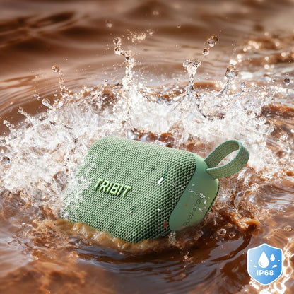 Tribit PocketGo Portable Bluetooth Speaker – IP68 Waterproof, BT 6.0, TWS, 80m Range, App EQ