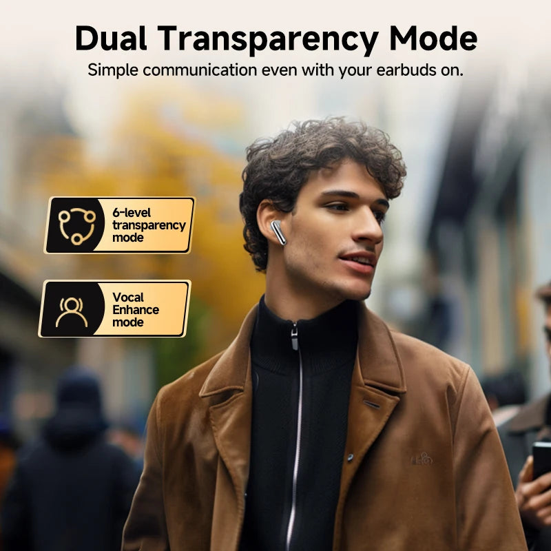 QCY MeloBuds Pro ANC Earbuds – 46dB Hybrid ANC | Hi-Res LDAC | 34Hr Battery