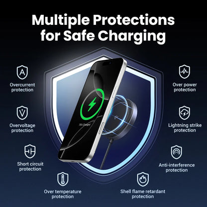UGREEN 15W MagSafe Wireless Charger – iPhone 16 & 17 Compatible