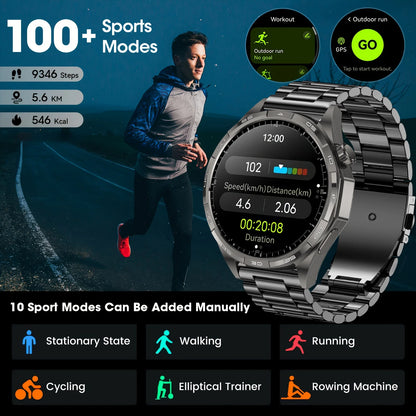 WATCH 6 Pro – AMOLED Smartwatch with GPS, Bluetooth Calling & Health Tracking