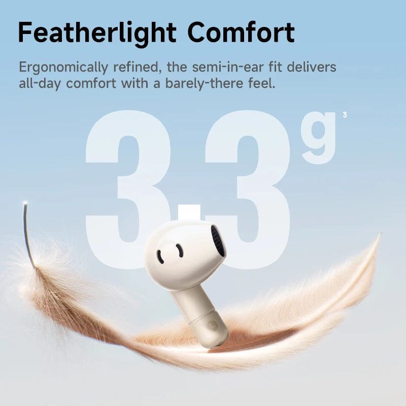 Baseus Bass BS2 Lite – True Wireless Earbuds | Bluetooth 6.0 | 40H Battery | IP55