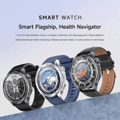 OPPO Watch X2 Smartwatch – GPS, Heart Rate, AI Voice, Bluetooth Calling