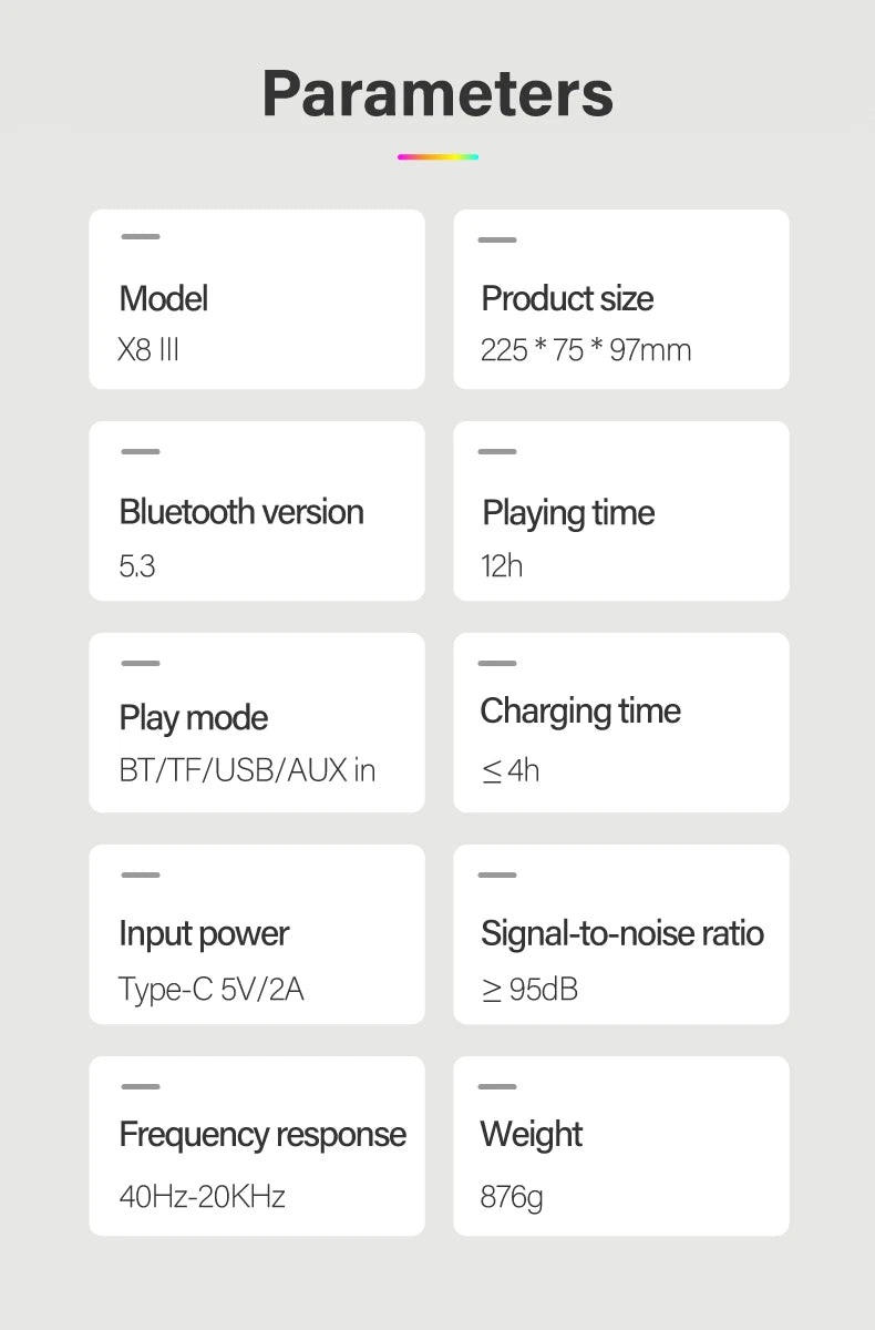 XDOBO X8 III 60W Portable Bluetooth Speaker – Deep Bass, IPX7, 6600mAh Power Bank