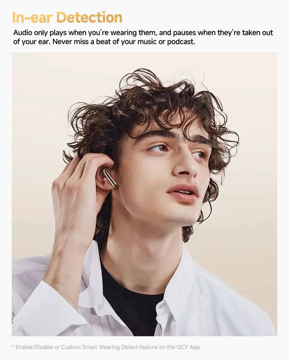 QCY MeloBuds Pro ANC Earbuds – 46dB Hybrid ANC | Hi-Res LDAC | 34Hr Battery