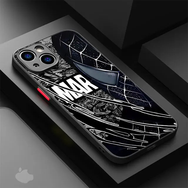 Marvel Venom Deadpool Phone Case for iPhone 16 14Pro XR 16e 15 13 Mini SE 7 8 Plus 12 11 Pro XS Max 14 Soft Cover