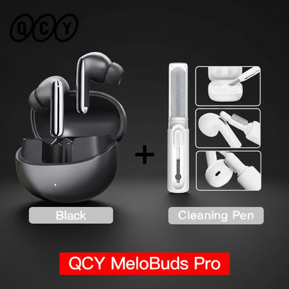 QCY MeloBuds Pro ANC Earbuds – 46dB Hybrid ANC | Hi-Res LDAC | 34Hr Battery