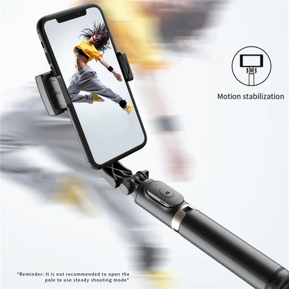 FGCLSY Gimbal Stabilizer Selfie Stick – Foldable Tripod with Bluetooth Shutter