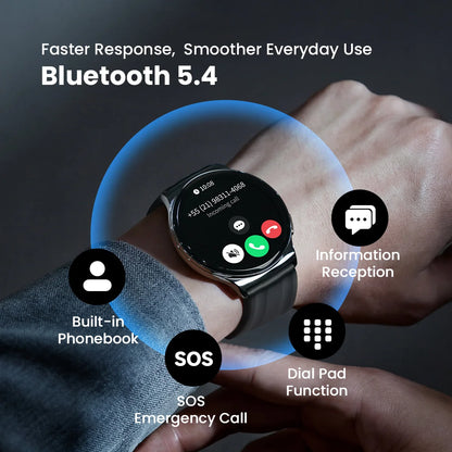 HAYLOU Solar Lite 2 Smartwatch – 1.43" AMOLED, Voice Calling & 17-Day Battery