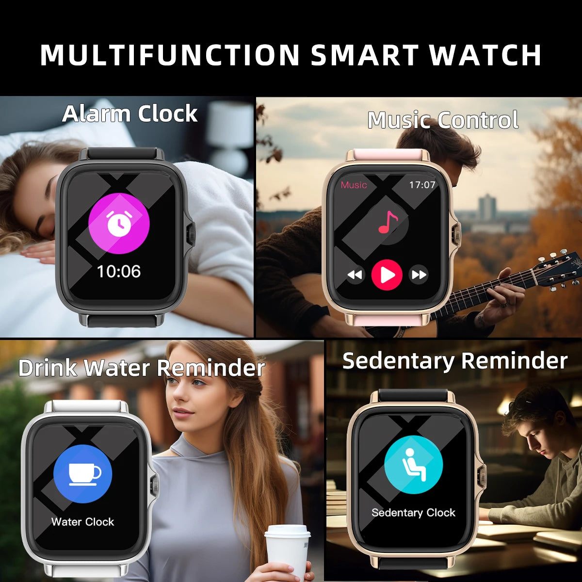 1.83" Smart Watch – Voice Calling, Sleep & Health Tracking for iPhone & Android