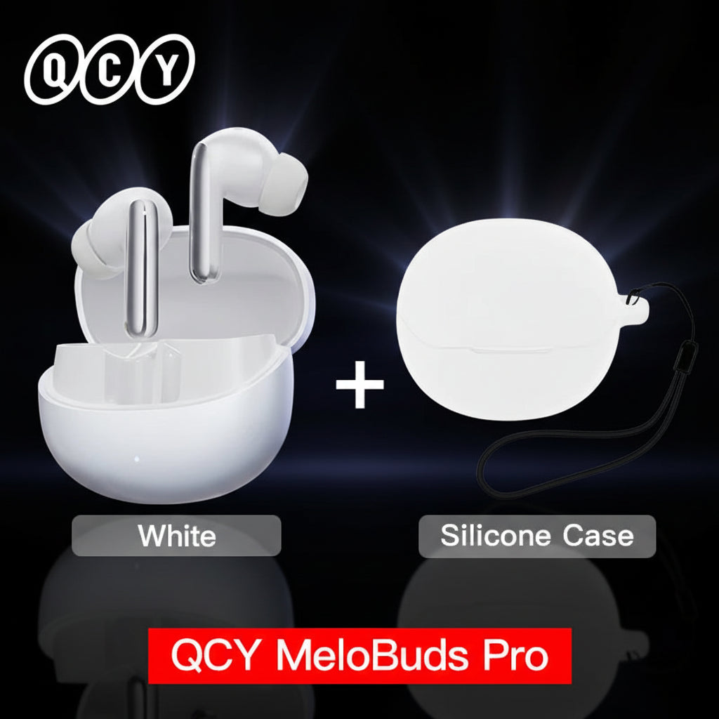 QCY MeloBuds Pro ANC Earbuds – 46dB Hybrid ANC | Hi-Res LDAC | 34Hr Battery