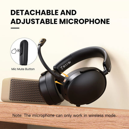 Oneodio SuperEQ A200 Wireless Over-Ear Headphones – ANC, Hi-Res Audio, 100H Battery