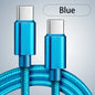 66W USB-C Fast Charging Cable – Nylon Braided, 1m / 2m / 3m