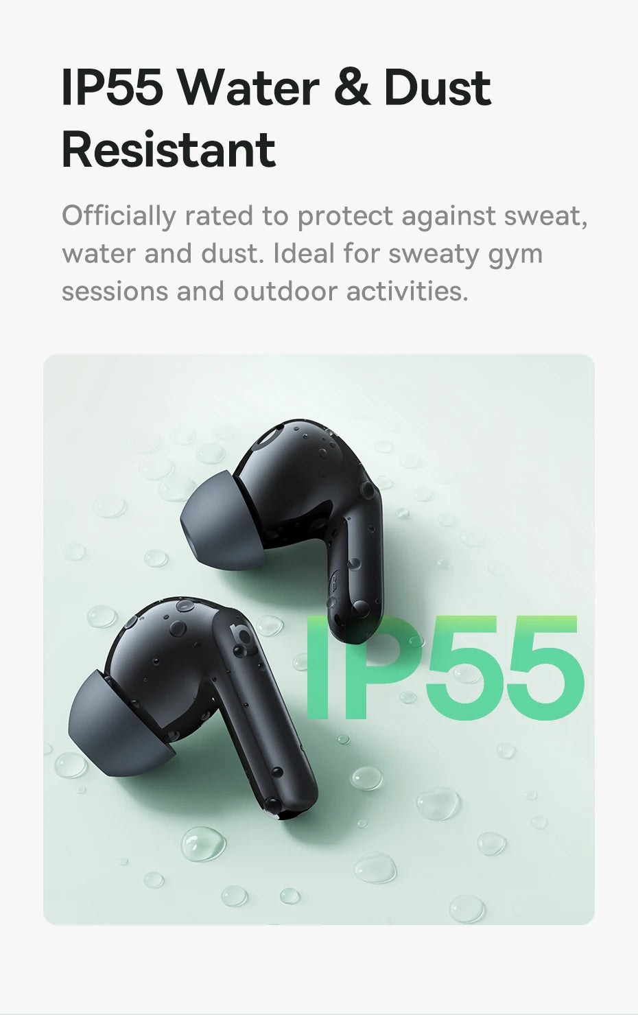 Baseus Bass EP10 ANC Earbuds – -43dB Noise Cancelling, Bluetooth 6.0, 41Hr Battery, 4-Mic ENC