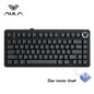 AULA F75 Wireless Gaming Mechanical Keyboard RGB Light Customized 75% Layout Tri Modes Contour Side Carved PBT Keycap Keyboard