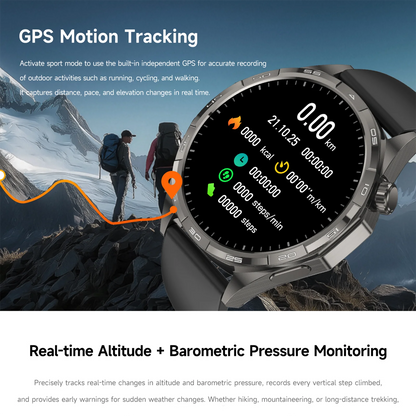 WATCH 6 Pro – AMOLED Smartwatch with GPS, Bluetooth Calling & Health Tracking