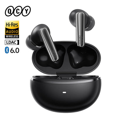 QCY MeloBuds N70 Wireless Earbuds – Adaptive ANC, LDAC Hi-Res, 50H Battery