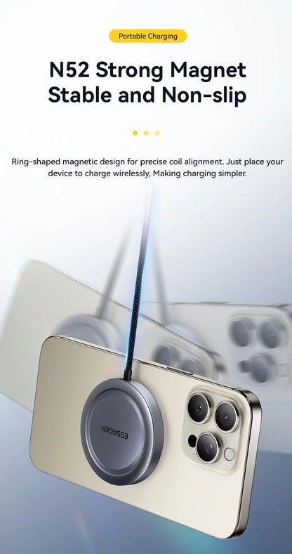 Essager 15W Qi2 Magnetic Wireless Charger Stand