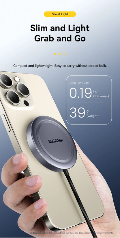 Essager 15W Qi2 Magnetic Wireless Charger Stand