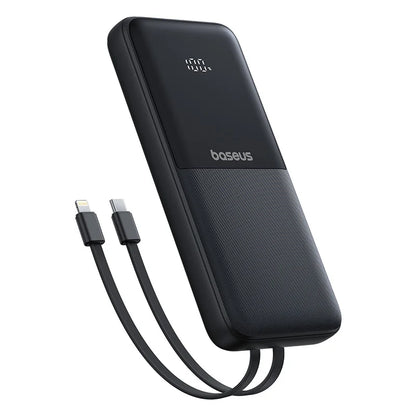 Baseus 20,000mAh Power Bank — 22.5W Fast Charging, Built-In Cables & Airline Approved