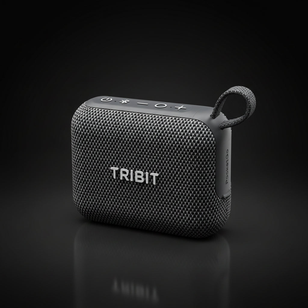 Tribit PocketGo Portable Bluetooth Speaker – IP68 Waterproof, BT 6.0, TWS, 80m Range, App EQ