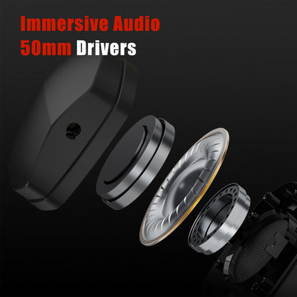 NUBWO G06 Dual Wireless Gaming Headset – 2.4G & Bluetooth, 7.1 Surround, ENC Mic, PC PS4 PS5