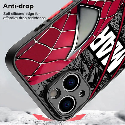 Marvel Venom Deadpool Phone Case for iPhone 16 14Pro XR 16e 15 13 Mini SE 7 8 Plus 12 11 Pro XS Max 14 Soft Cover