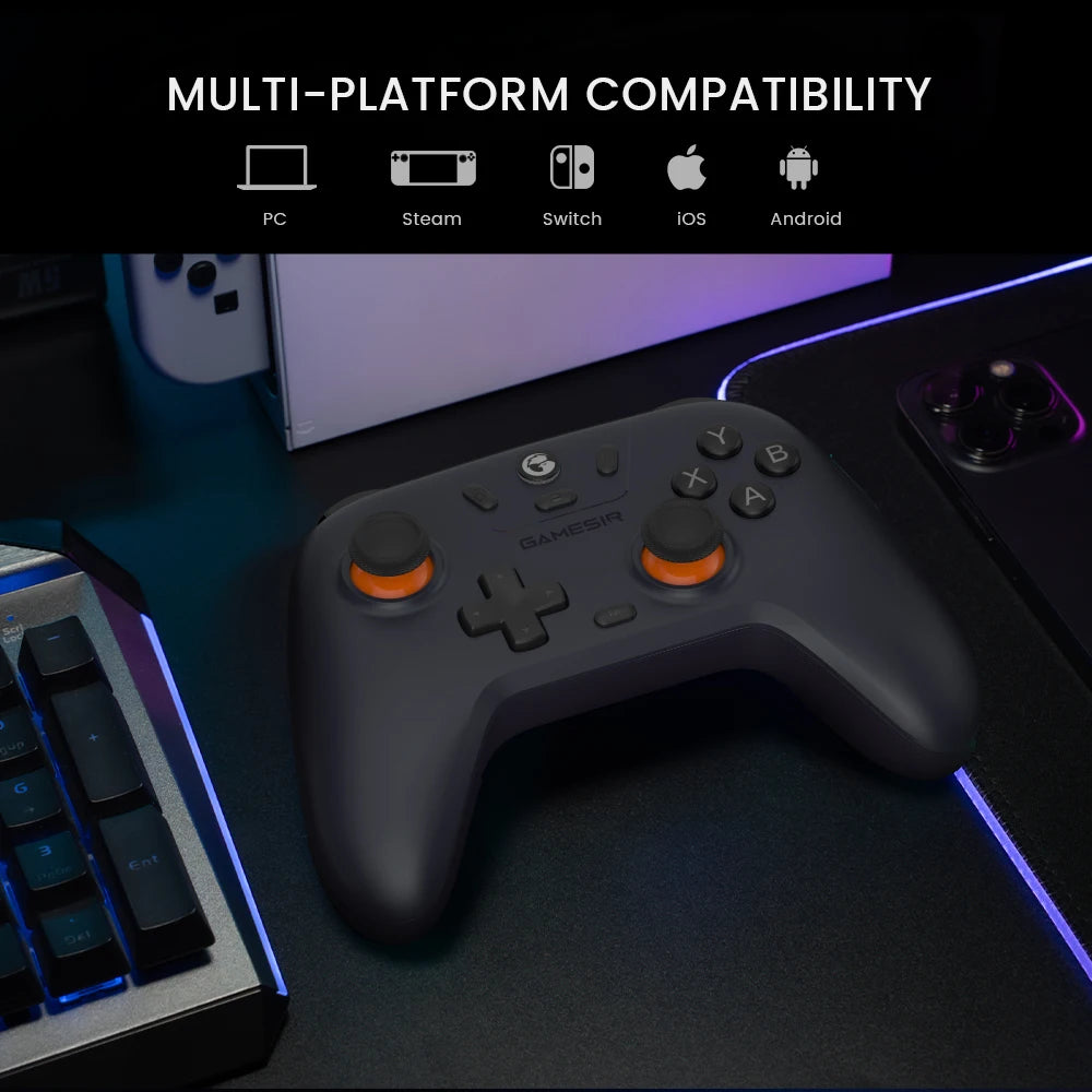 GameSir T4 Nova Lite Wireless Controller – Hall Effect, Nintendo Switch, PC, iOS, Android
