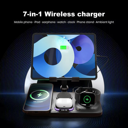 7-in-1 Wireless Charging Station – iPhone, Apple Watch & AirPods