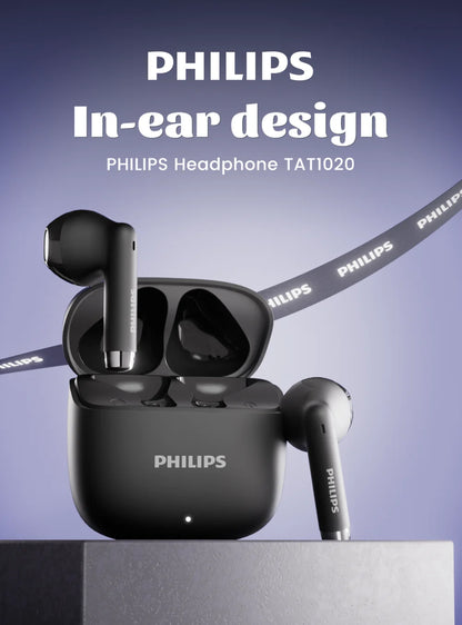 Philips Wireless Earbuds 2025 – Bluetooth 6.0, Low Latency, Sound Isolation, Built-in Mic