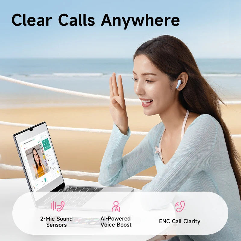 Baseus Bass BS2 Lite – True Wireless Earbuds | Bluetooth 6.0 | 40H Battery | IP55