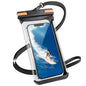 HAISSKY Waterproof Phone Pouch – Clip & Lanyard, Touch Sensitive