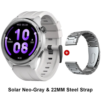 HAYLOU Solar Neo Smartwatch – 1.53" HD Display, 24H Health Monitoring, Bluetooth Calling