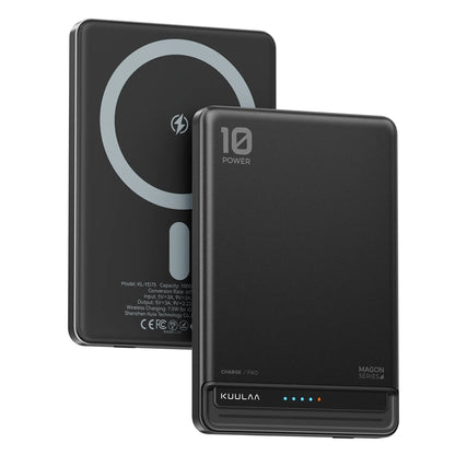 KUULAA 10,000mAh Magnetic Wireless Power Bank — 20W Fast Charging, MagSafe Compatible