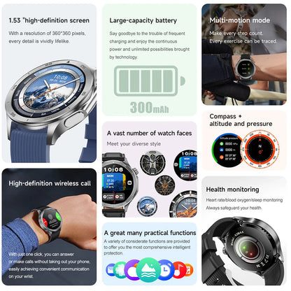 OPPO Watch X2 Smartwatch – GPS, Heart Rate, AI Voice, Bluetooth Calling