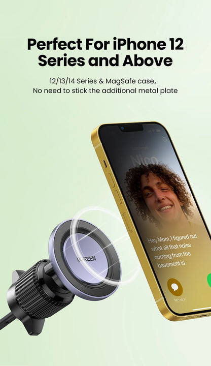 UGREEN Magnetic Car Phone Holder – MagSafe Compatible
