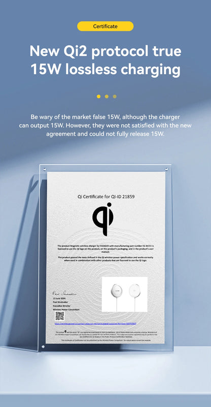 Essager 15W Qi2 Magnetic Wireless Charger Stand