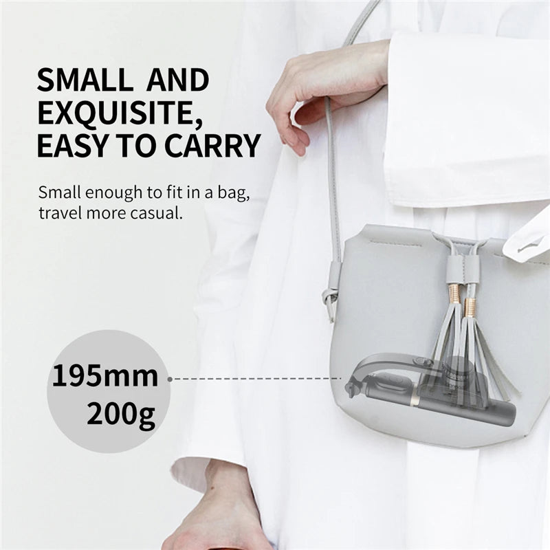 FGCLSY Gimbal Stabilizer Selfie Stick – Foldable Tripod with Bluetooth Shutter