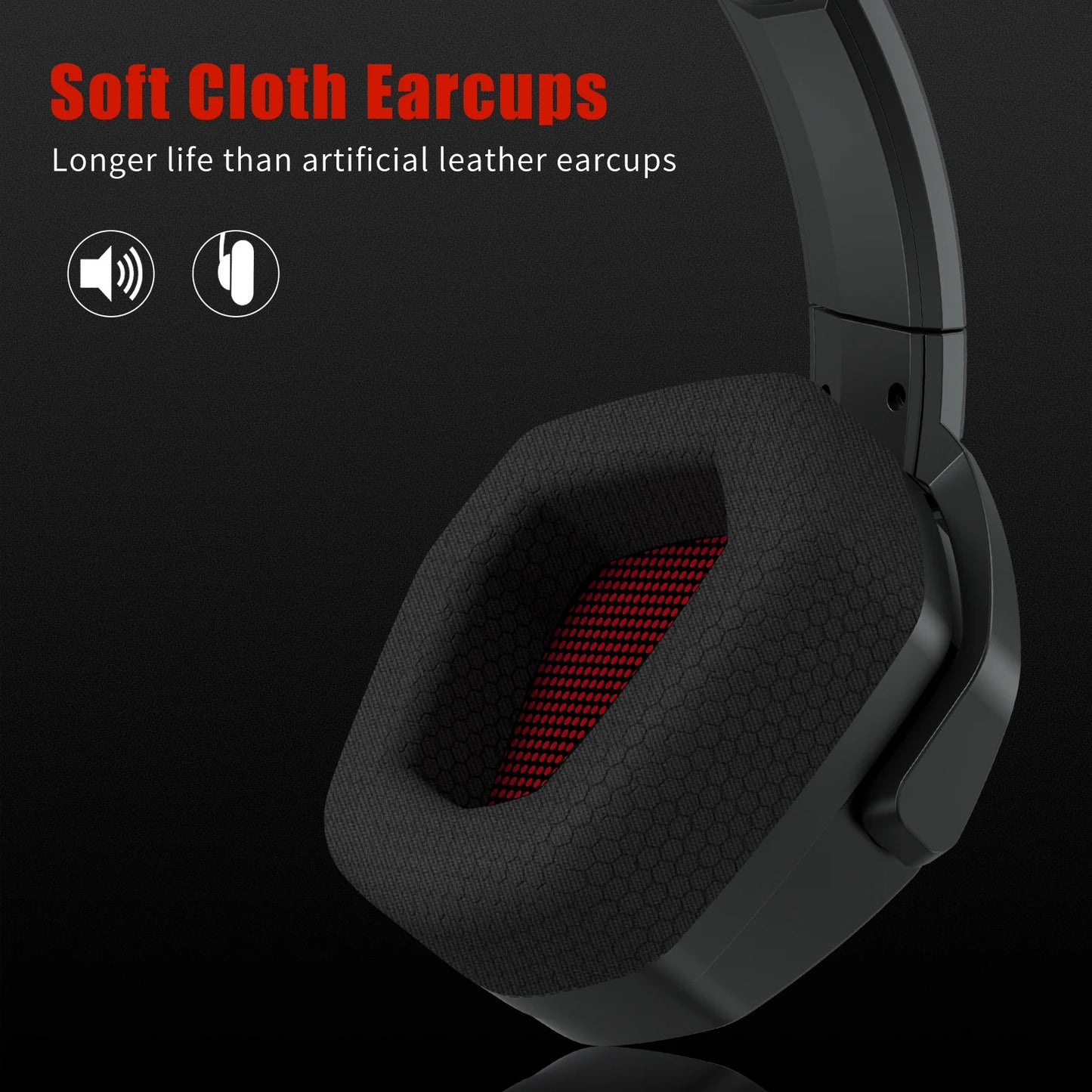 NUBWO G06 Dual Wireless Gaming Headset – 2.4G & Bluetooth, 7.1 Surround, ENC Mic, PC PS4 PS5
